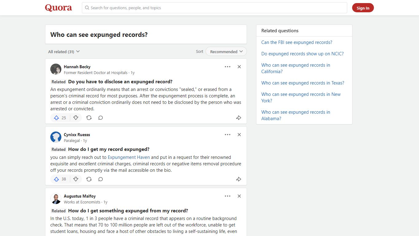 Who can see expunged records? - Quora